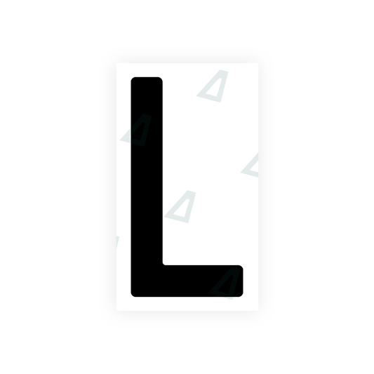 Nanofilm Ecoslick™ for Indian license plates - Symbol "L" luxsuede