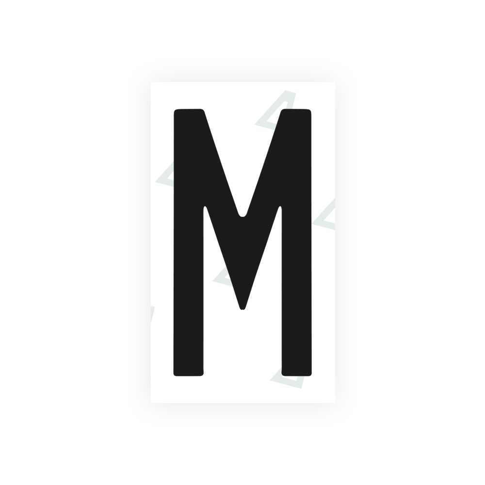 Nanofilm Ecoslick™ for mexican license plates - Symbol "M" luxsuede