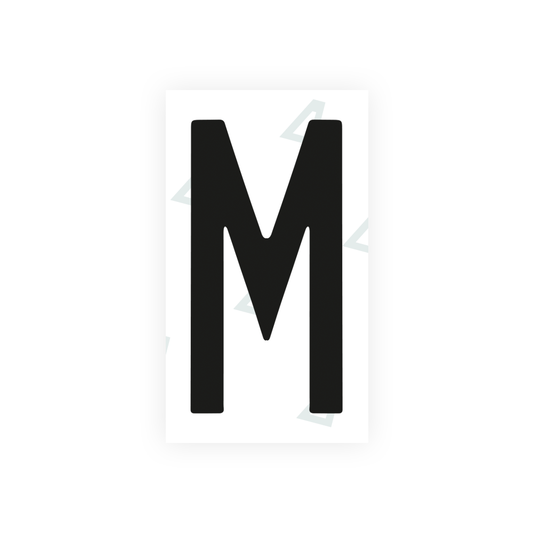 Nanofilm Ecoslick™ for mexican license plates - Symbol "M" luxsuede