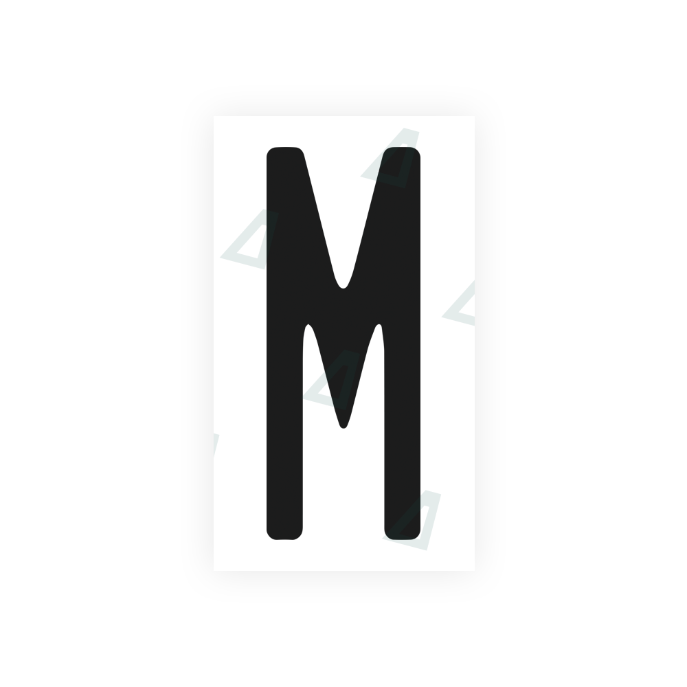 Nanofilm Ecoslick™ for US (Florida) license plates - Symbol "M" luxsuede