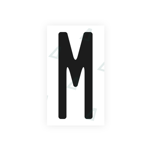 Nanofilm Ecoslick™ for US (Washington State) license plates - Symbol "M" luxsuede