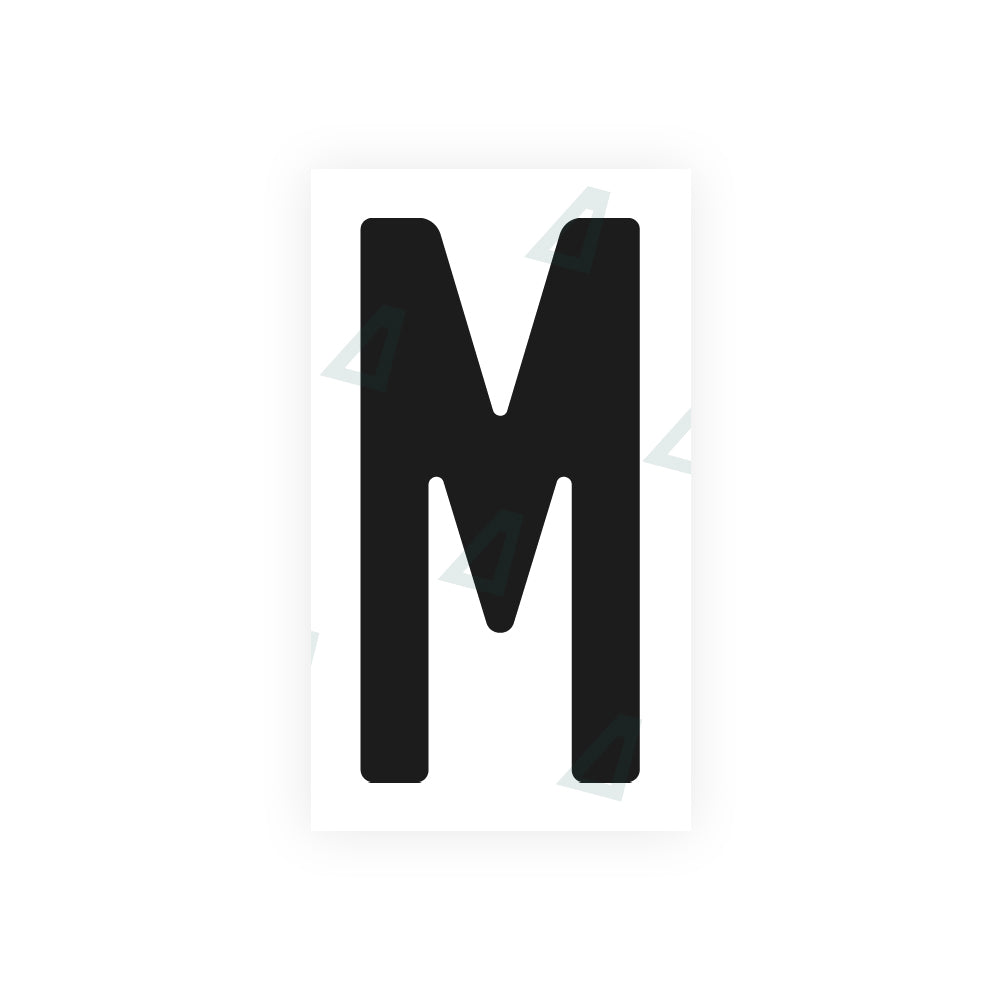 Nanofilm Ecoslick™ for AUS (Victoria) license plates - Symbol "M" luxsuede