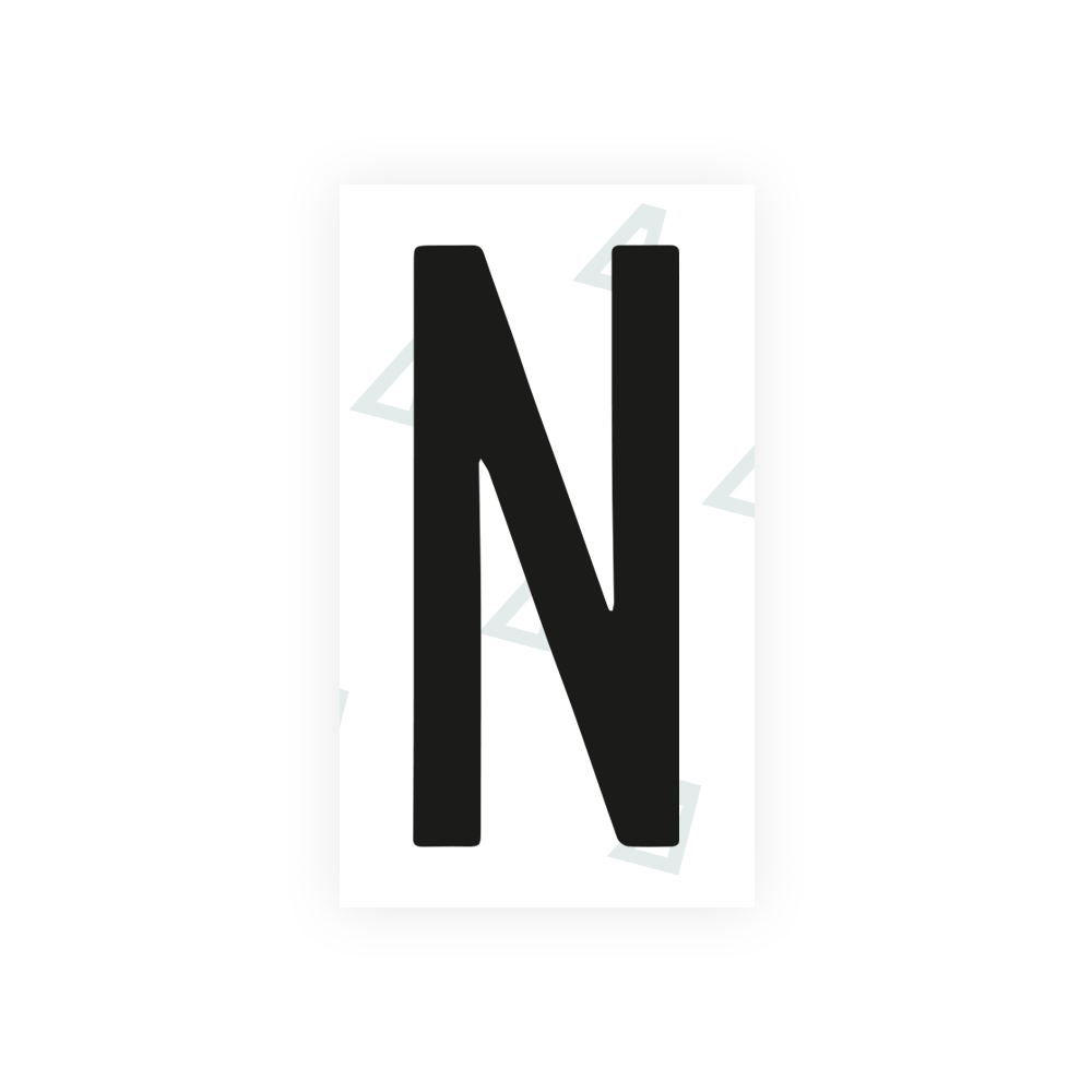 Nanofilm Ecoslick™ for mexican license plates - Symbol "N" luxsuede