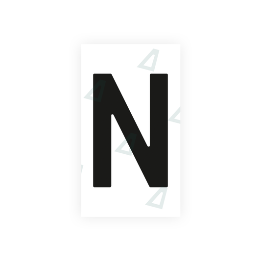 Nanofilm Ecoslick™ for dutch license plates - Symbol "N" luxsuede