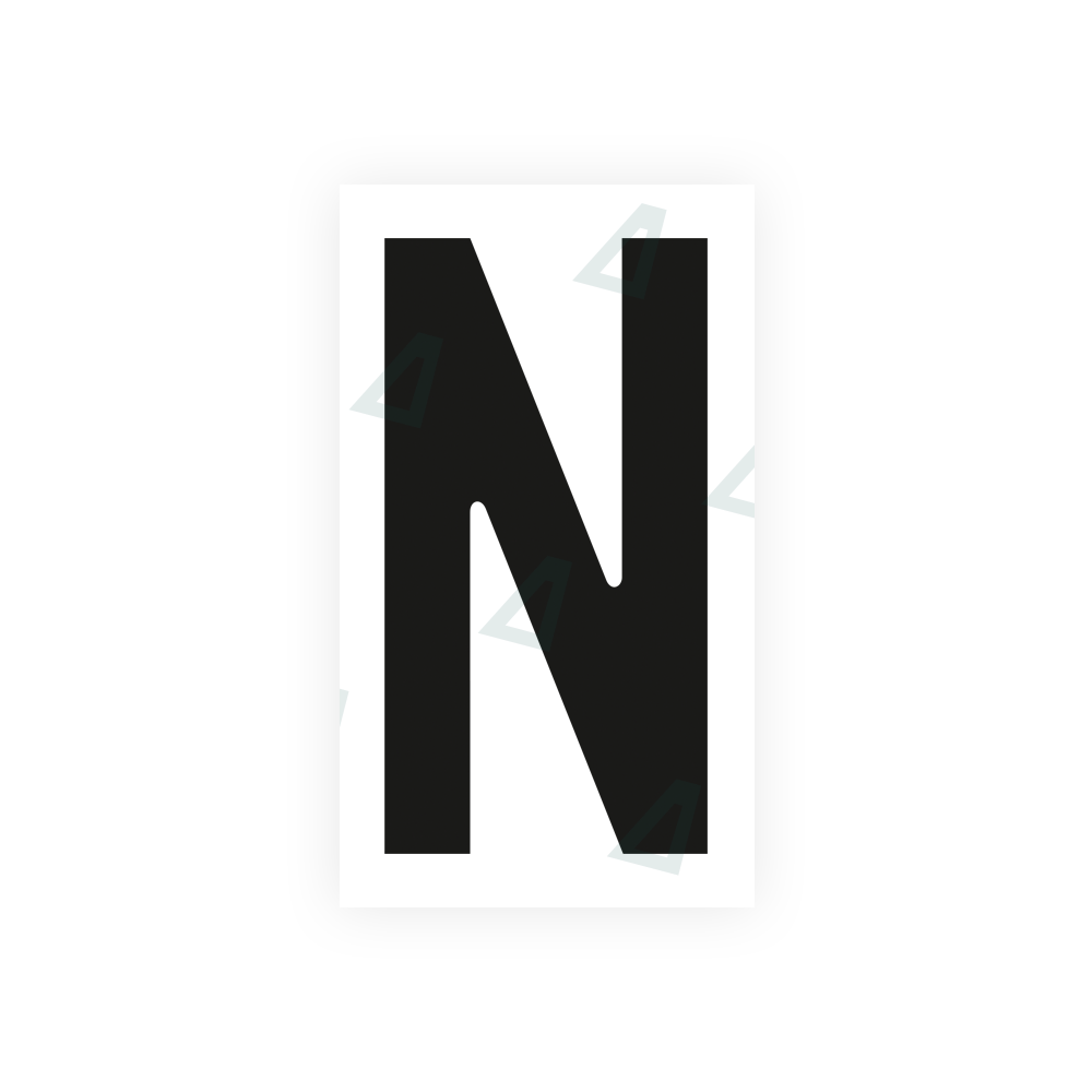 Nanofilm Ecoslick™ for czech license plates - Symbol "N" luxsuede