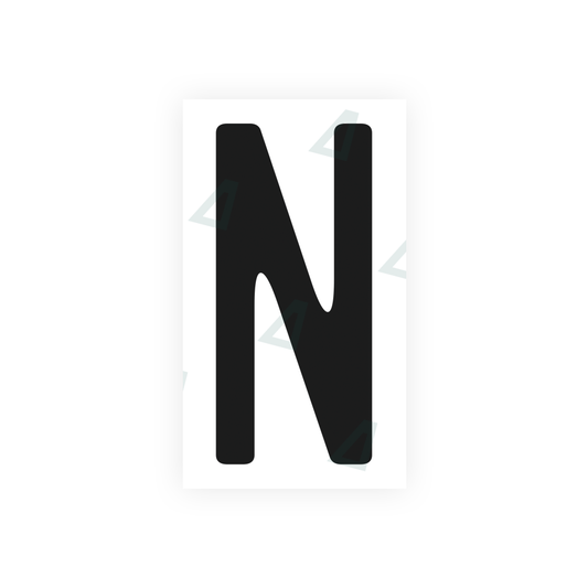 Nanofilm Ecoslick™ for US (California) license plates - Symbol "N" luxsuede