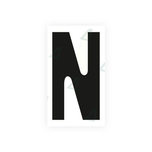 Nanofilm Ecoslick™ for french license plates - Symbol "N" luxsuede