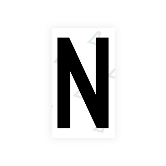 Nanofilm Ecoslick™ for greek license plates - Symbol "N" luxsuede