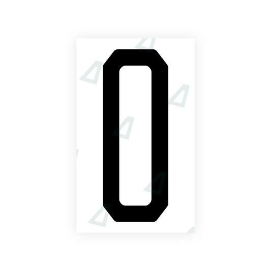 Nanofilm Ecoslick™ for US (New Jersey - 2) license plates - Symbol "O" luxsuede