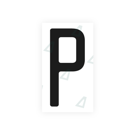 Nanofilm Ecoslick™ for US (Quebec) license plates - Symbol "P" luxsuede