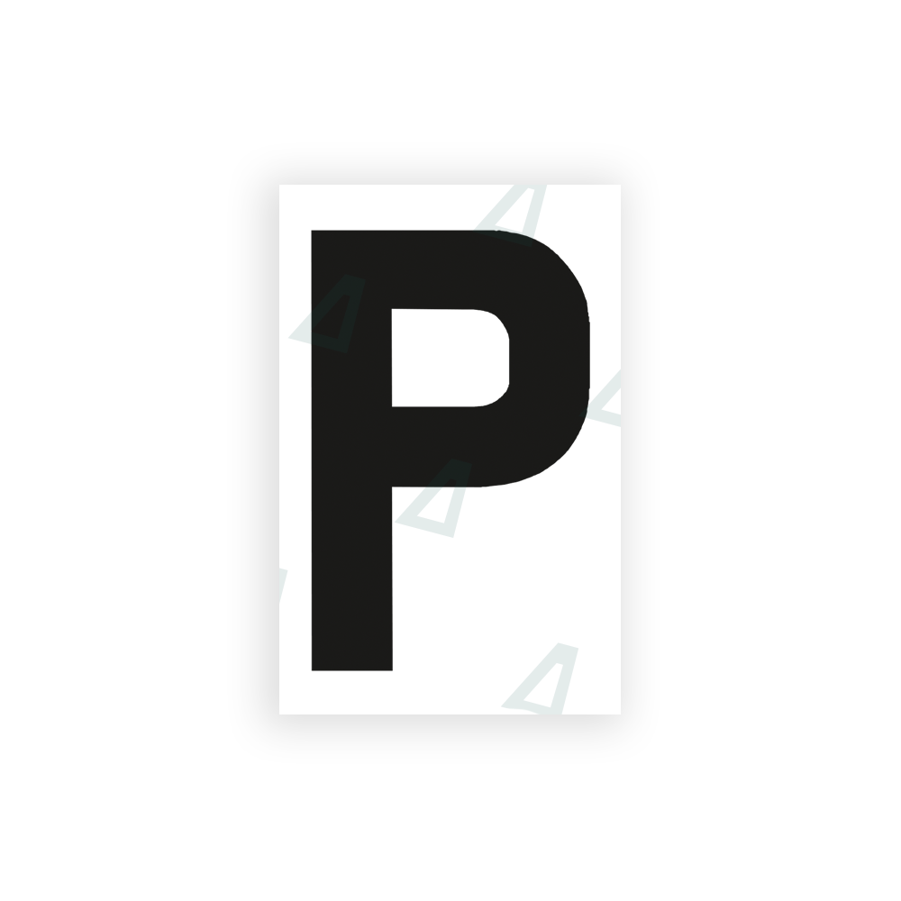 Nanofilm Ecoslick™ for UK license plates - Symbol "P" luxsuede