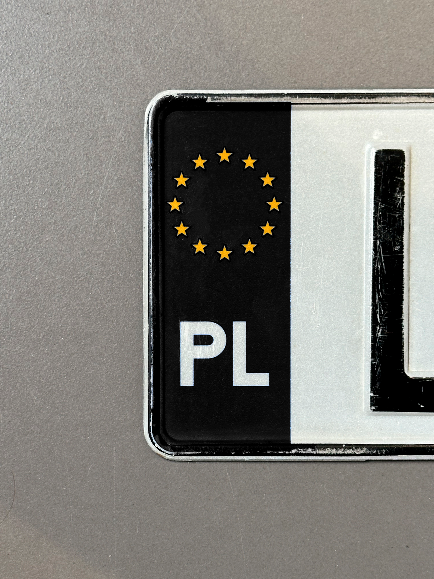 Alite Stickers™ - for number plate (Polish version) luxsuede