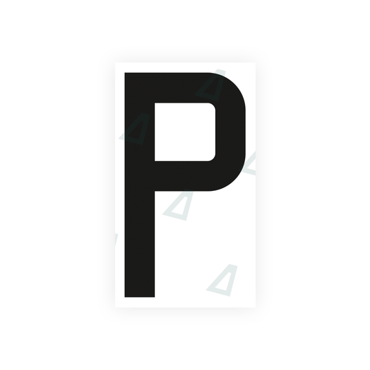 Nanofilm Ecoslick™ for french license plates - Symbol "P" luxsuede