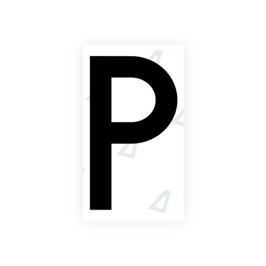 Nanofilm Ecoslick™ for greek license plates - Symbol "P" luxsuede