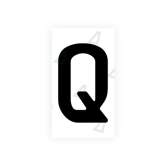 Nanofilm Ecoslick™ for bosnian license plates - Symbol "Q" luxsuede