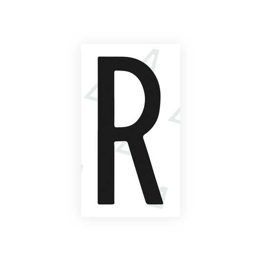 Nanofilm Ecoslick™ for mexican license plates - Symbol "R" luxsuede