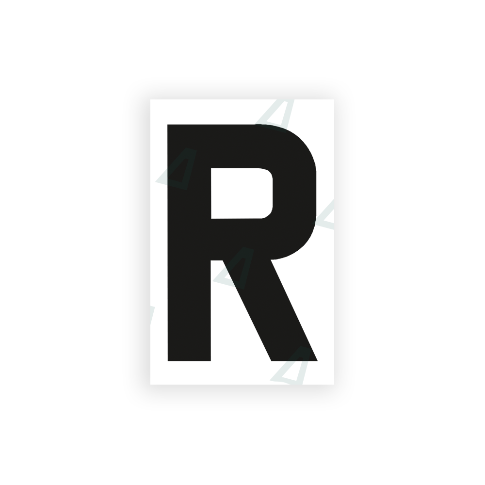 Nanofilm Ecoslick™ for UK license plates - Symbol "R" luxsuede