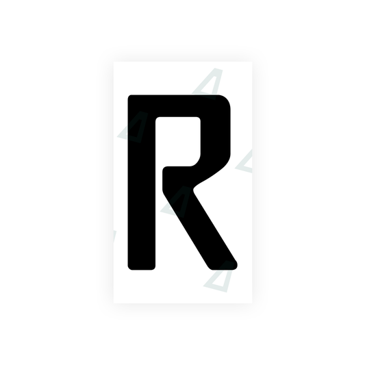 Nanofilm Ecoslick™ for bosnian license plates - Symbol "R" luxsuede