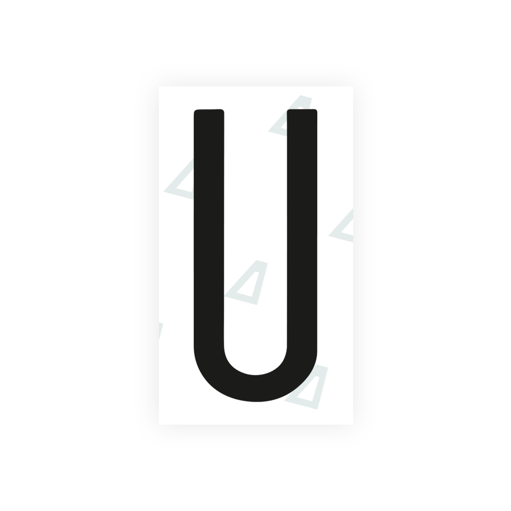 Nanofilm Ecoslick™ for mexican license plates - Symbol "U" luxsuede