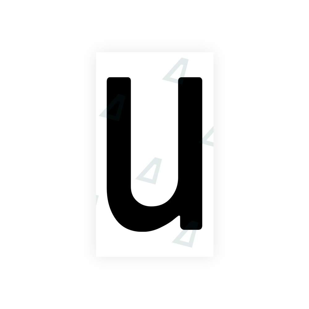 Nanofilm Ecoslick™ for cyprus number plates - Symbol "U" luxsuede