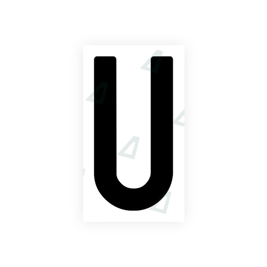 Nanofilm Ecoslick™ for Indian license plates - Symbol "U" luxsuede