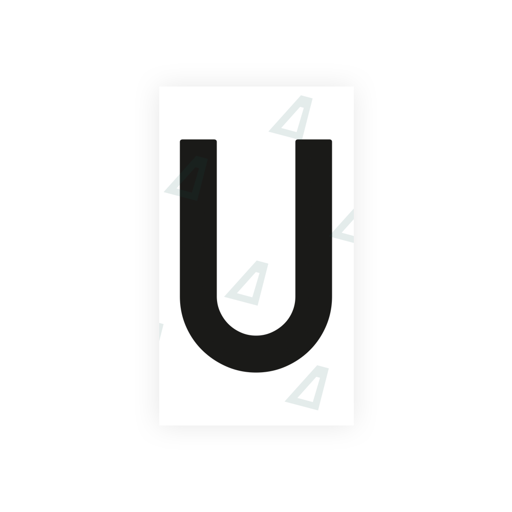 Nanofilm Ecoslick™ for dutch license plates - Symbol "U" luxsuede