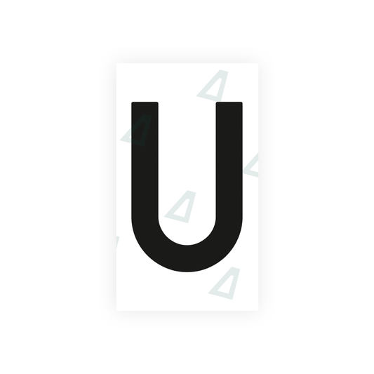 Nanofilm Ecoslick™ for dutch license plates - Symbol "U" luxsuede