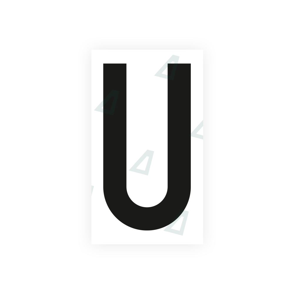 Nanofilm Ecoslick™ for czech license plates - Symbol "U" luxsuede