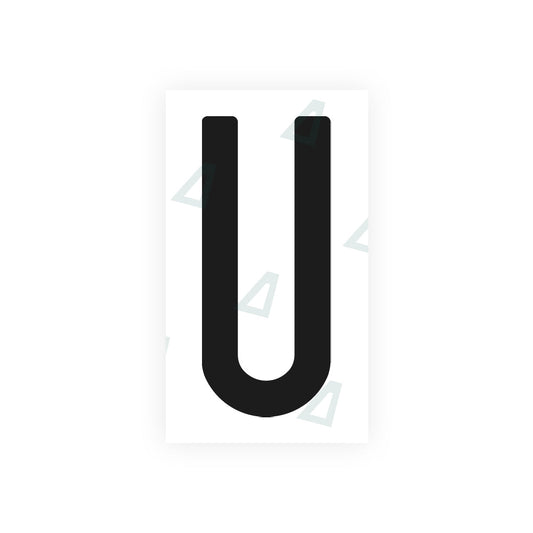 Nanofilm Ecoslick™ for AUS (Victoria) license plates - Symbol "U" luxsuede