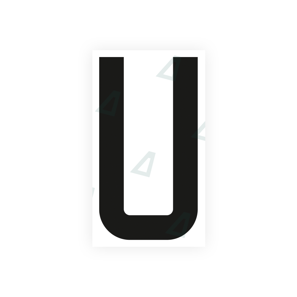 Nanofilm Ecoslick™ for french license plates - Symbol "U" luxsuede