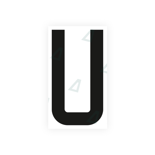 Nanofilm Ecoslick™ for french license plates - Symbol "U" luxsuede