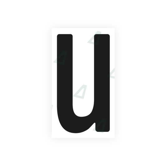 Nanofilm Ecoslick™ for german (standard) number plates - Symbol "U" luxsuede