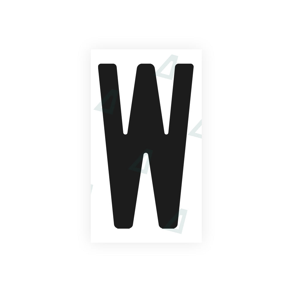 Nanofilm Ecoslick™ for AUS (Victoria) license plates - Symbol "W" luxsuede