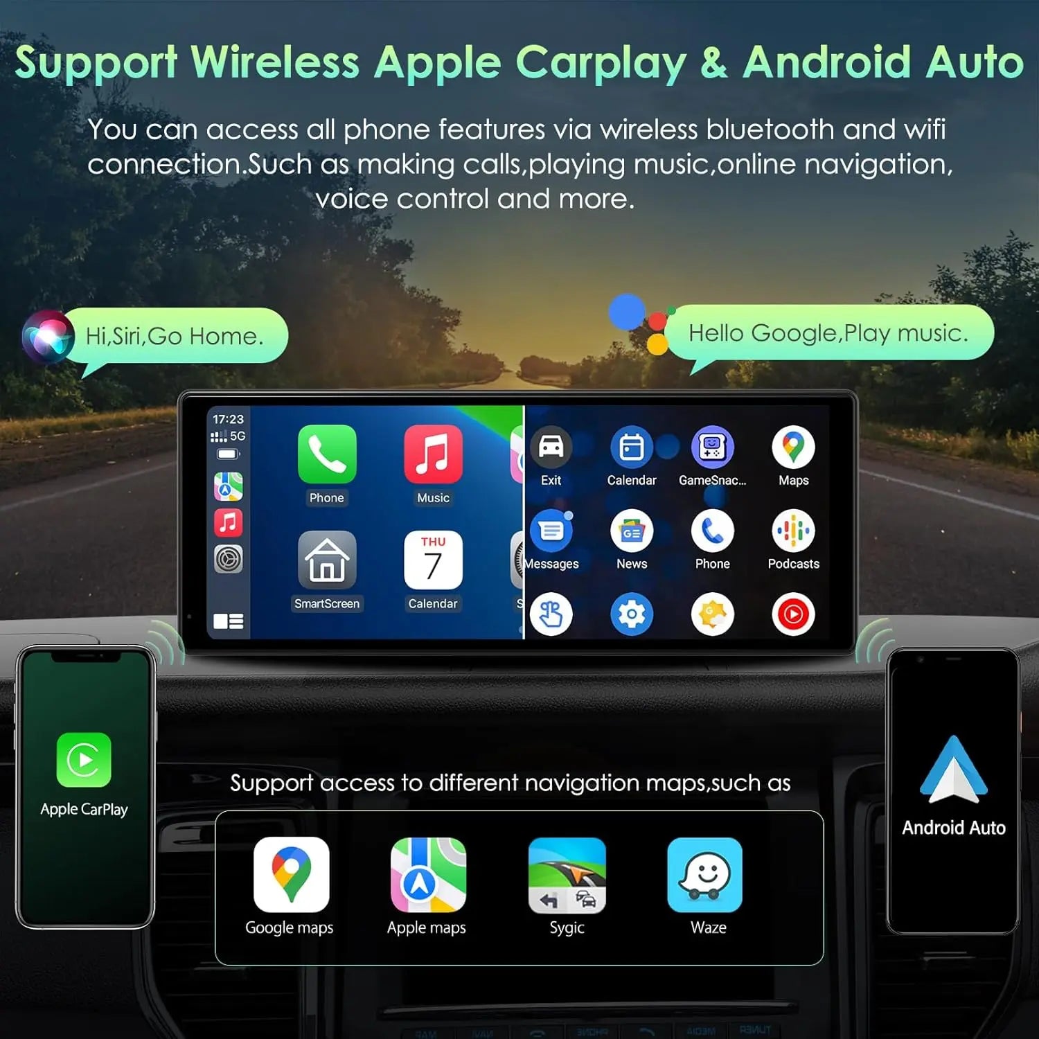 Wireless Carplay Box luxsuede