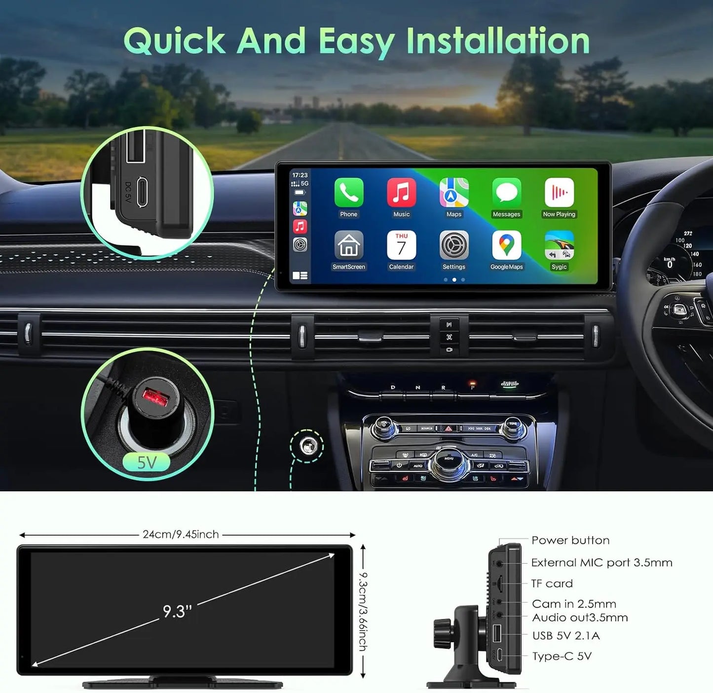 Wireless Carplay Box luxsuede