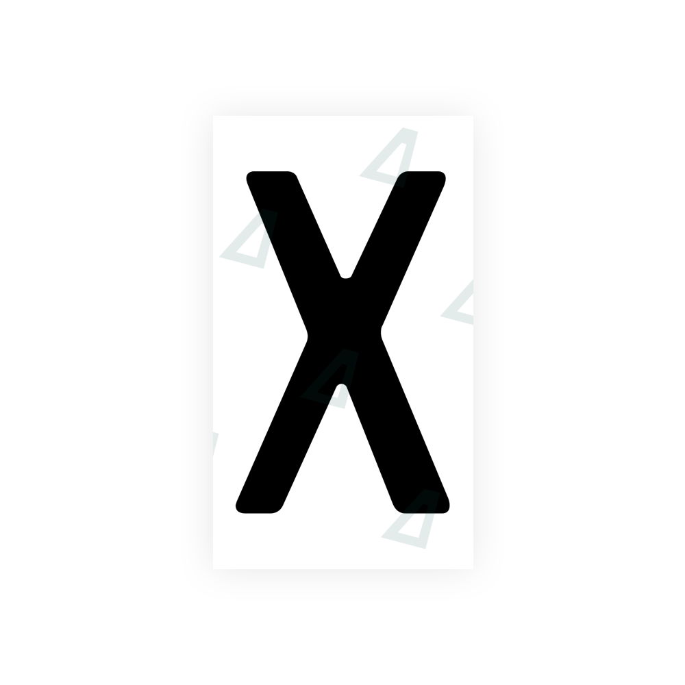 Nanofilm Ecoslick™ for аrmenia number plates - Symbol "X" luxsuede