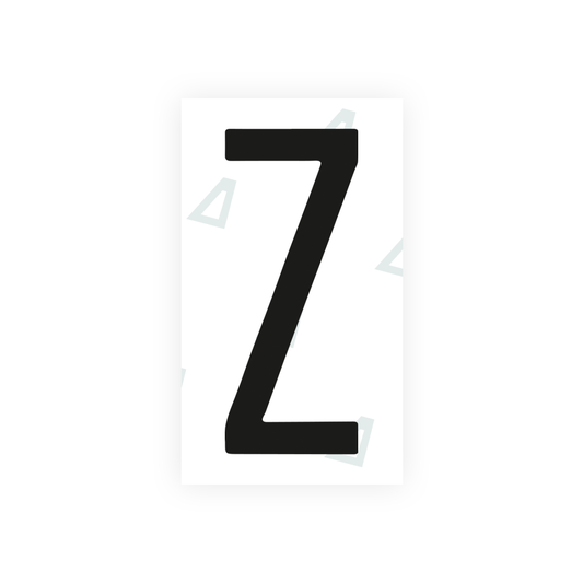 Nanofilm Ecoslick™ for mexican license plates - Symbol "Z" luxsuede