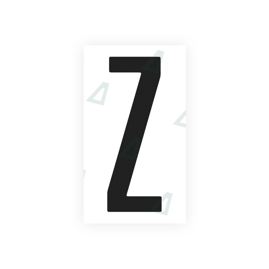 Nanofilm Ecoslick™ for US (Ohio 2021) license plates - Symbol "Z" luxsuede