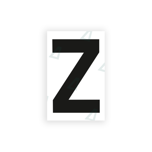 Nanofilm Ecoslick™ for UK license plates - Symbol "Z" luxsuede