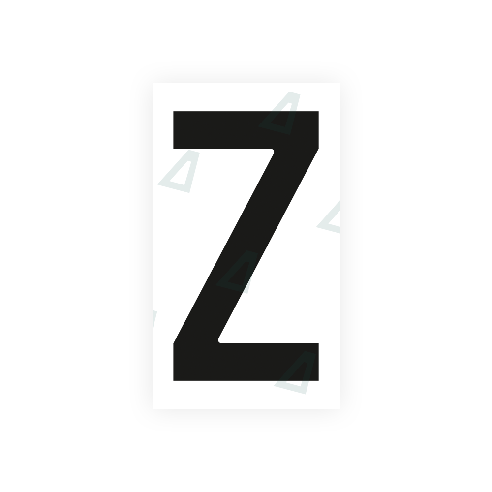 Nanofilm Ecoslick™ for czech license plates - Symbol "Z" luxsuede