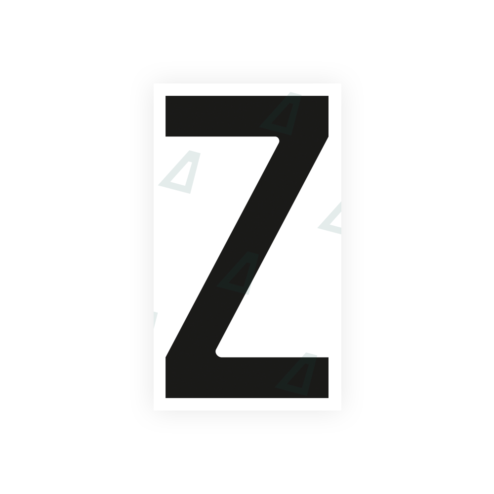 Nanofilm Ecoslick™ for french license plates - Symbol "Z" luxsuede