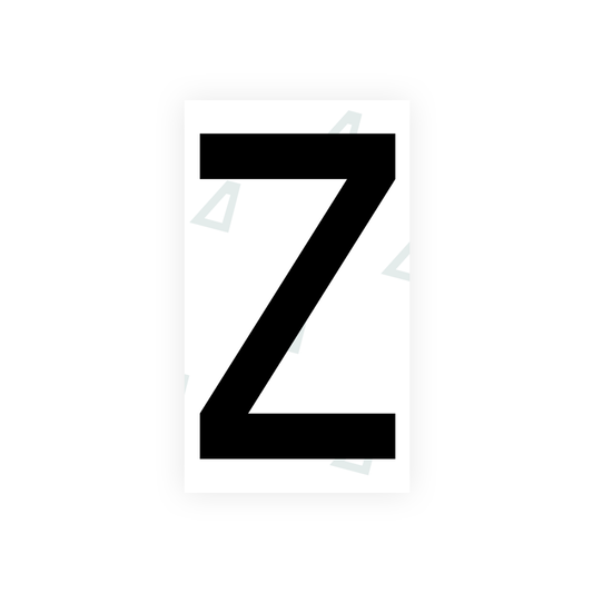 Nanofilm Ecoslick™ for greek license plates - Symbol "Z" luxsuede