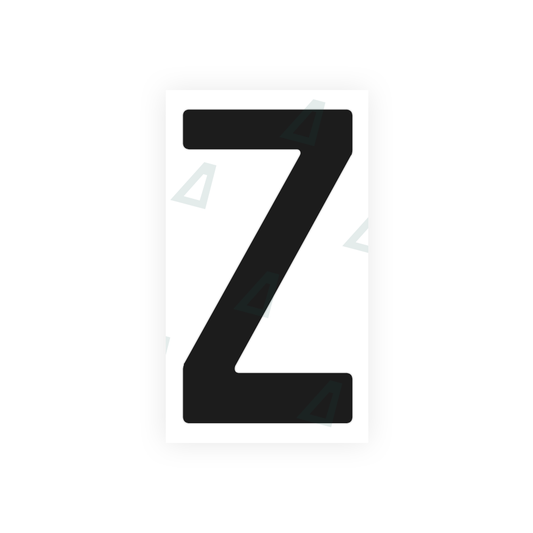 Nanofilm Ecoslick™ for german (standard) number plates - Symbol "Z" luxsuede