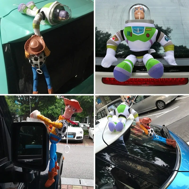 NEW! Toy Story – Sherif Woody & Buzz Lightyear on Vehicle Luxsuede